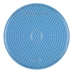 Placa / Pegboard circular grande transparente para Hama midi