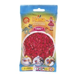 Hama midi rojo granate 1000 piezas