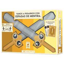 VAMOS A PEGARNOS CON ESPADAS DE MENTIRA