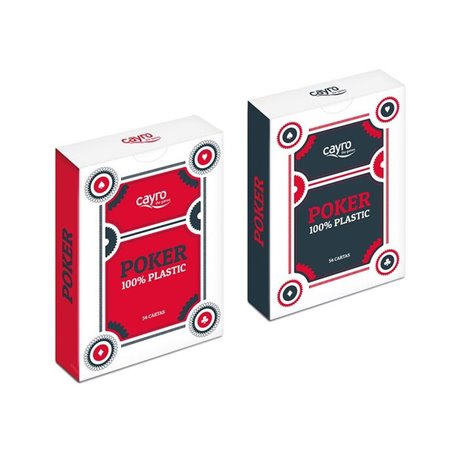Cartas Póker 100% plástico