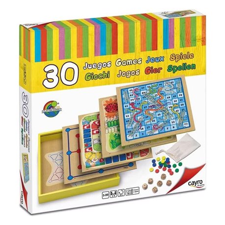 30 JUEGOS DE MADERA CAYRO