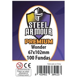 100 FUNDAS TAMAÑO WONDER PREMIUM (67X102MM)
