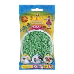 Hama midi verde claro 1000 piezas
