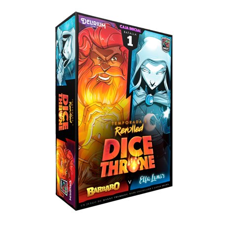 DICE THRONE - BÁRBARO VS ELFA LUNAR