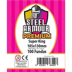 100 FUNDAS TAMAÑO SUPER KING PREMIUM (105X130MM)