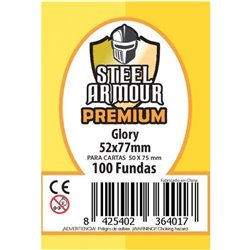 100 FUNDAS TAMAÑO GLORY PREMIUM (52X77MM)