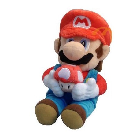 Nintendo - Peluche Mario con seta 18 cm