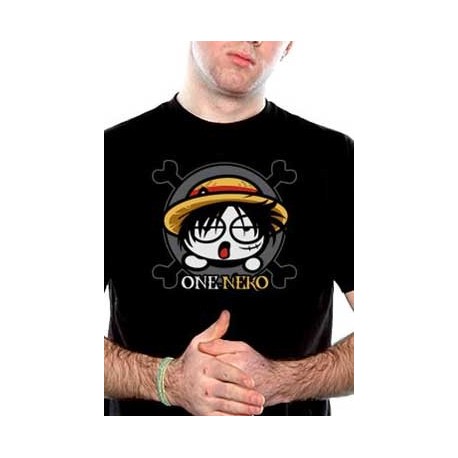 One Piece Camiseta One Neko Luffy T:S