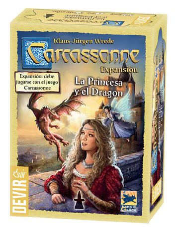 Carcassonne - exp. La princesa y el dragón