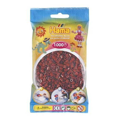 Hama midi borgoña/caoba 1000 piezas