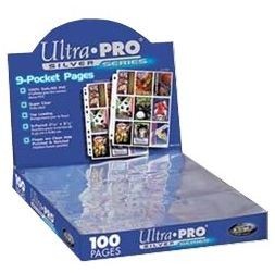 Ultra Pro Hojas 9 Bolsillos Silver Series Unidad