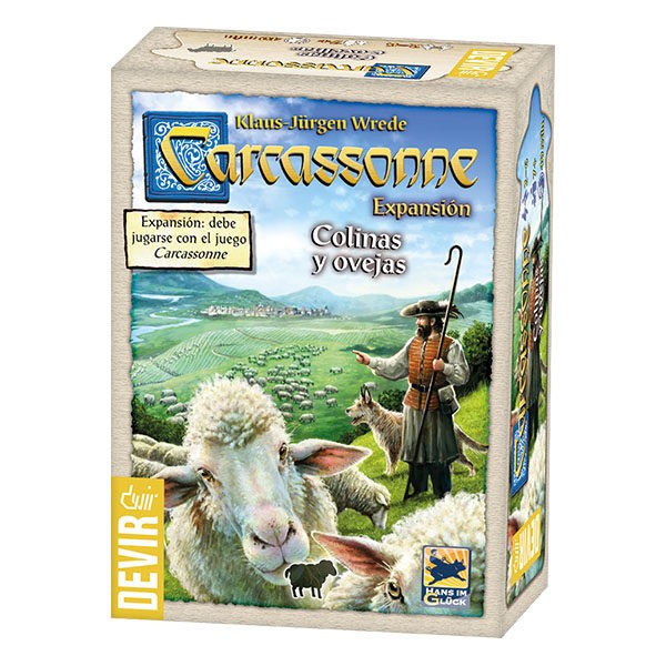 Carcassonne: Colinas y Ovejas (Nueva Edición)