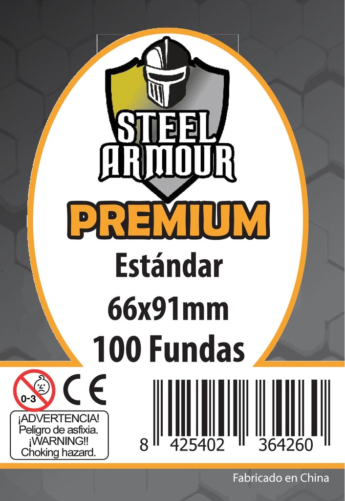 100 FUNDAS TAMAÑO ESTÁNDAR PREMIUM (66X91MM)