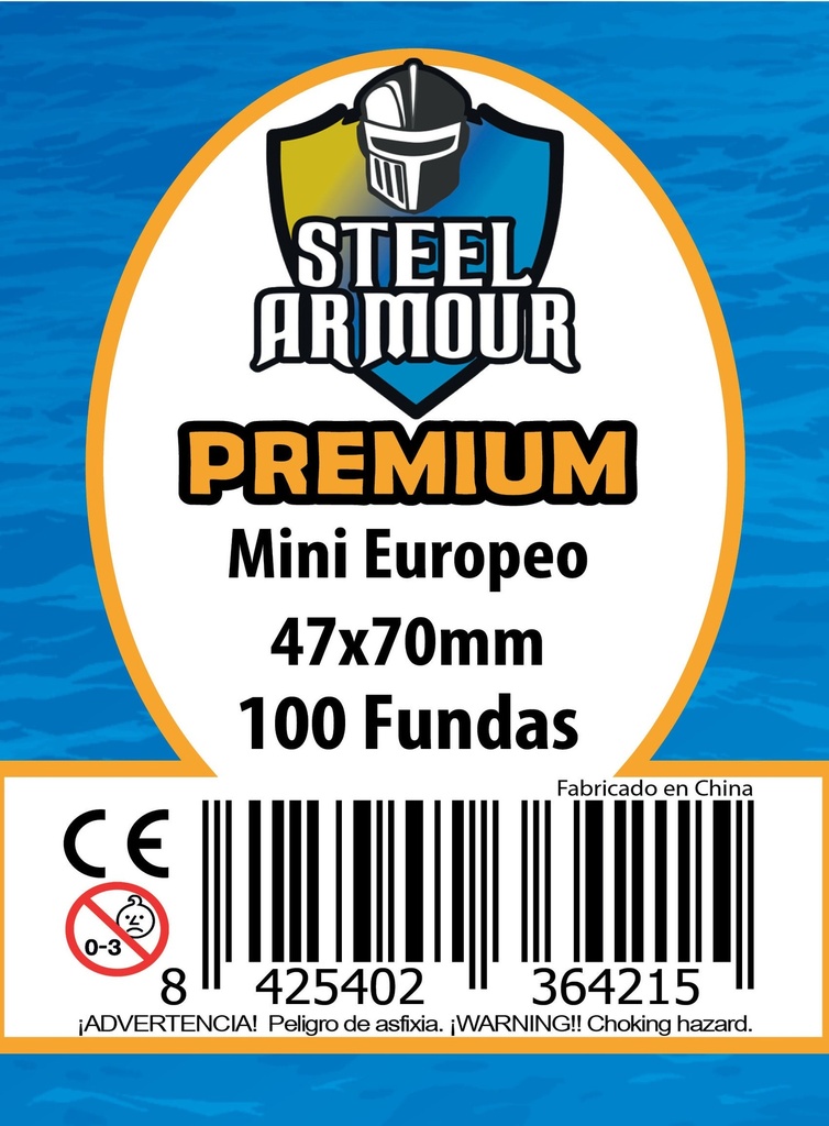 100 FUNDAS TAMAÑO MINI EUROPEO PREMIUM (47X70MM)