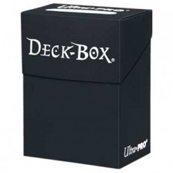 Solid Deck Box Ultra Pro. Para 85 Cartas. Color Negro