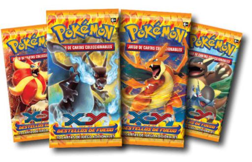 POKEMON JCC -  XY DESTELLOS DE FUEGO, SOBRE
