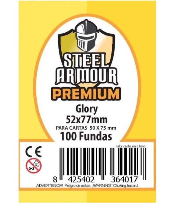 100 FUNDAS TAMAÑO GLORY PREMIUM (52X77MM)