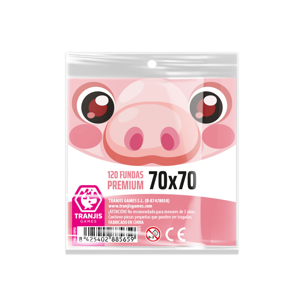 120 Fundas Cerdo 70x70 PREMIUM