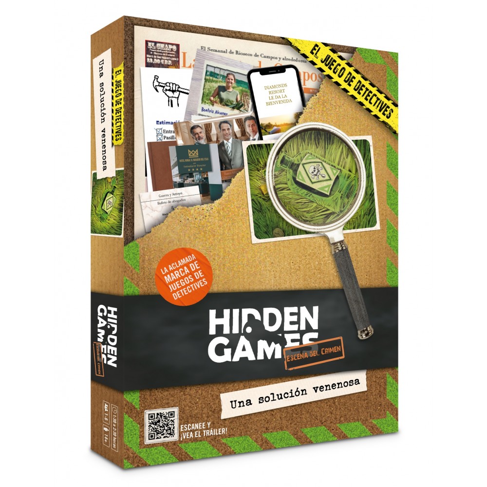 Hidden Games Escena del Crimen - Caso 3 -  Una solución Venenosa
