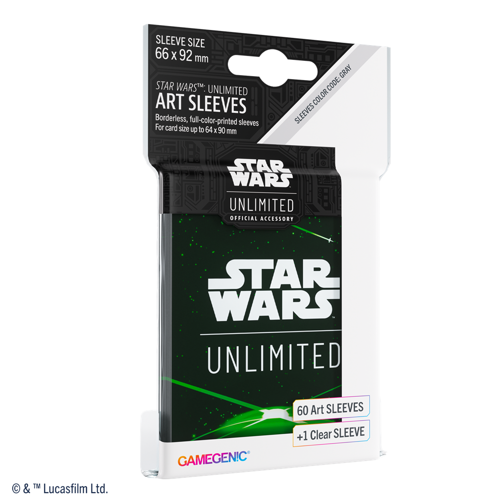 SW: UNLIMITED ART SLEEVES CARD BACK GREEN