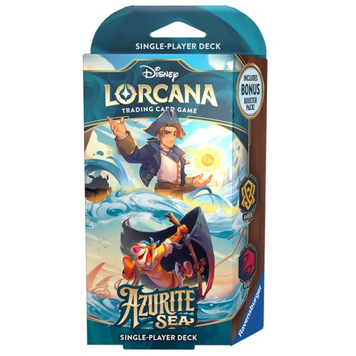 Disney Lorcana: Azurite Sea Amber and Ruby Single - Player Deck