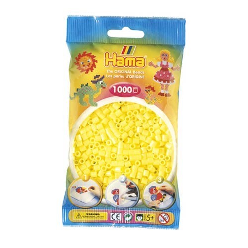 [028178207434] Hama midi amarillo pastel 1000 piezas