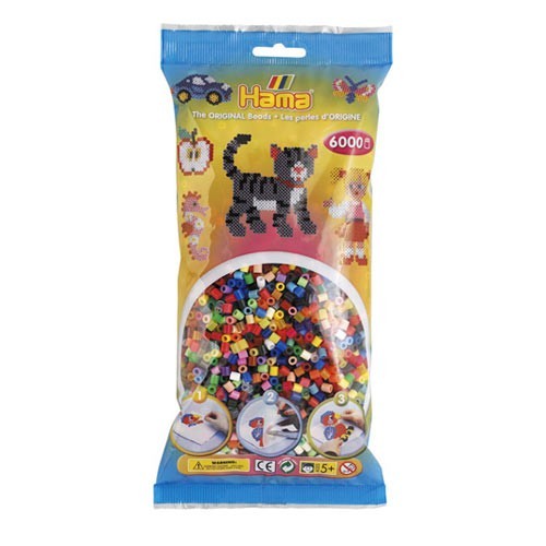 [028178205683] Hama midi mix 68 (48 colores) 6000 piezas