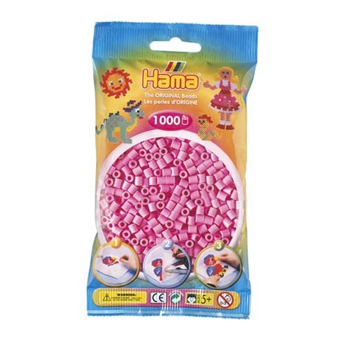 [028178207489] Hama midi rosa pastel 1000 piezas