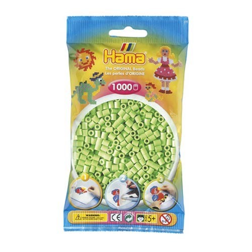[028178207472] Hama midi verde pastel 1000 piezas