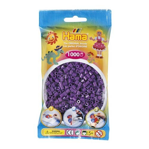 [028178207076] Hama midi violeta 1000 piezas