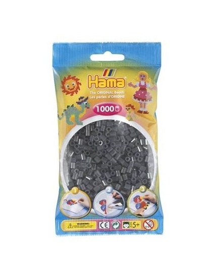 [028178207236] Hama midi negro transparence/translúcido 1000 piezas