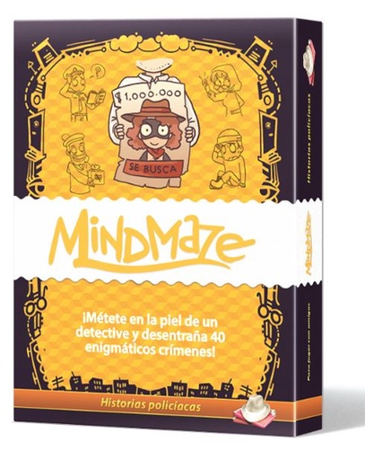 [8435407600720] MIND MAZE: HISTORIAS POLICÍACAS