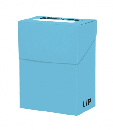 [074427853013] Solid Deck Box Ultra Pro. Para 85 Cartas. Color Azul Claro