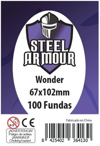 [8425402364130] 100 FUNDAS TAMAÑO WONDER (67X102MM)