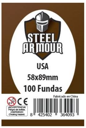 [8425402364093] 100 FUNDAS TAMAÑO USA (58X89MM)