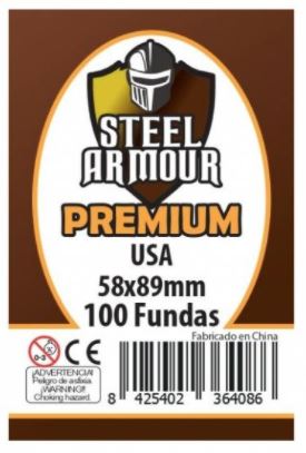 [8425402364086] 100 FUNDAS TAMAÑO USA PREMIUM (58X89MM)