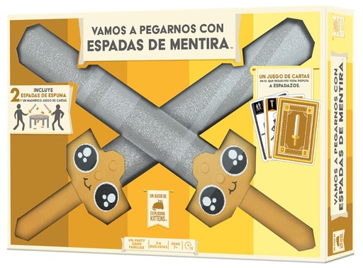 [0810083046464] VAMOS A PEGARNOS CON ESPADAS DE MENTIRA