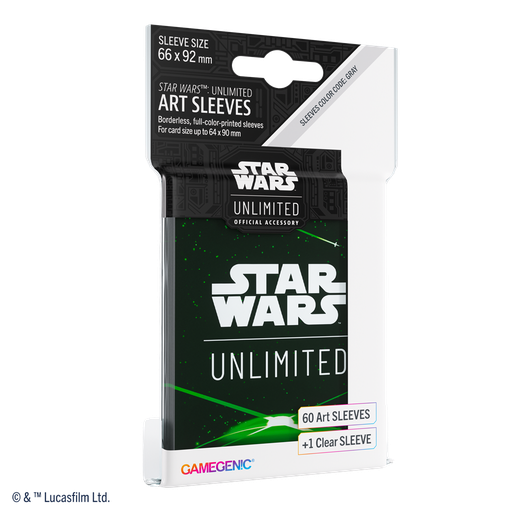 [4251715415351] SW: UNLIMITED ART SLEEVES CARD BACK GREEN
