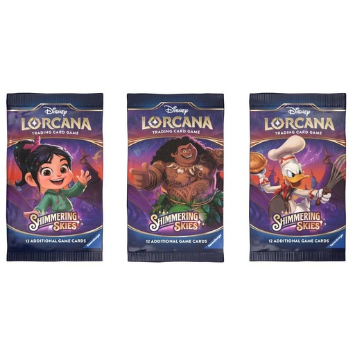 [4050368983909] DISNEY LORCANA - SHIMERING SKIES - SOBRE ALEATORIO