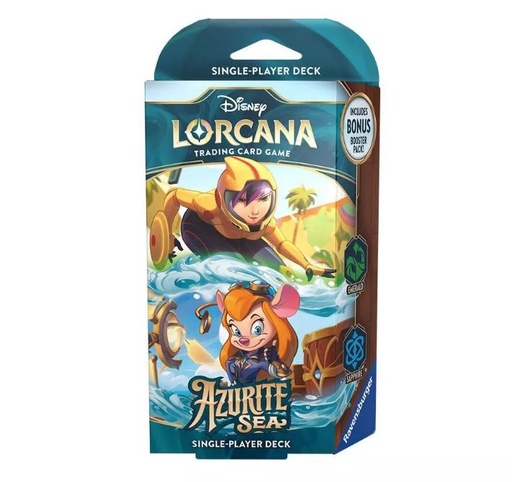 [4050368984180] Disney Lorcana: Azurite Sea Emerald and Sapphire Single - Player Deck