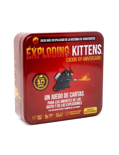 Exploding Kittens Edición 10º Aniversario